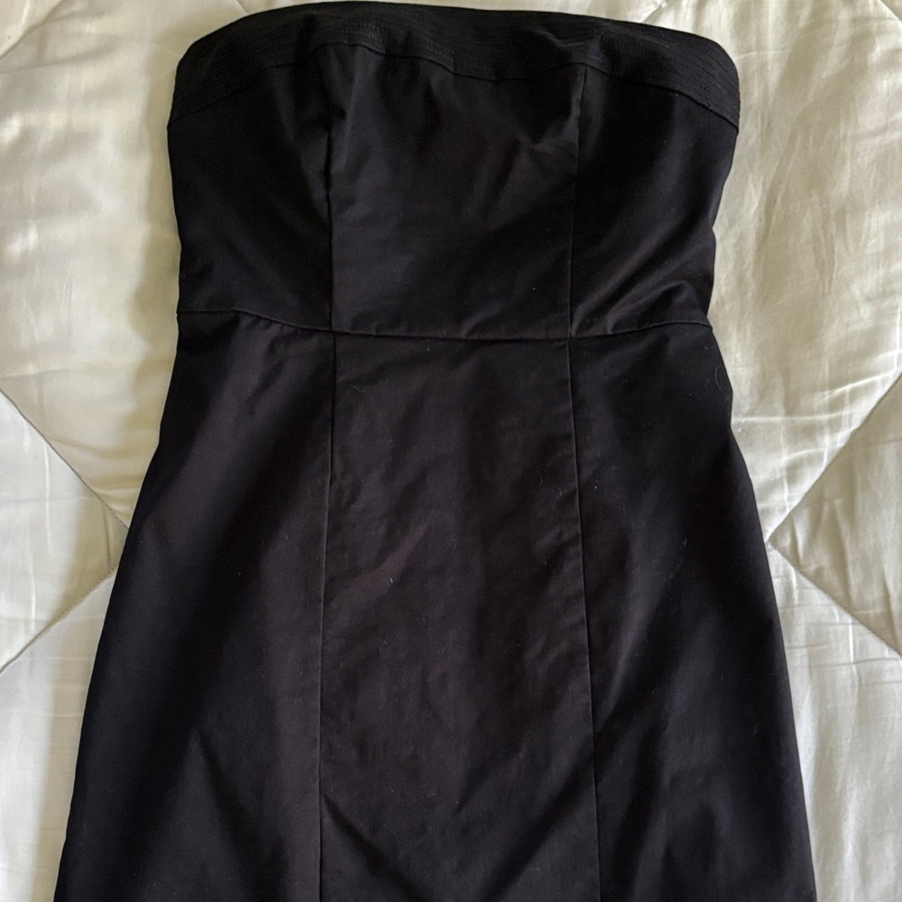 Black Strapless Dress